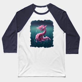 Pink Dragon Baseball T-Shirt